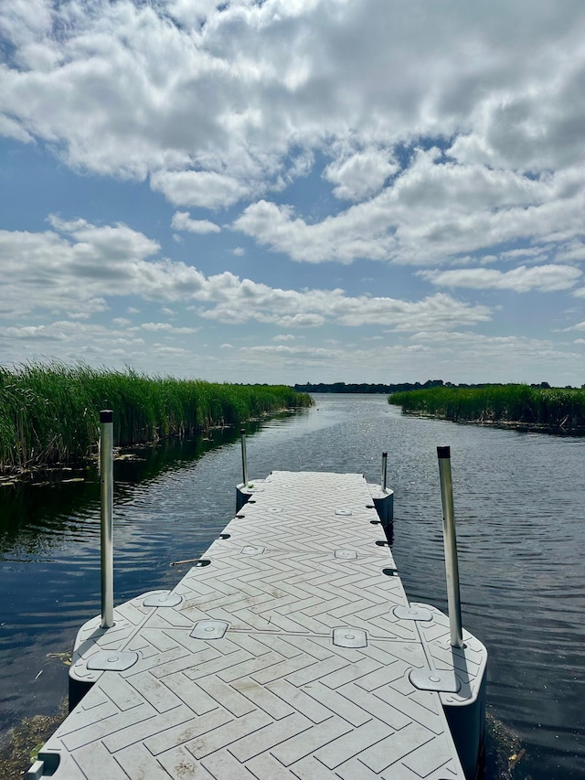 18224 Flanders St NE, East Bethel, MN 55092 - dock area with a water view