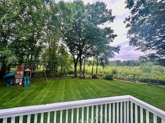 18224 Flanders St NE, East Bethel, MN 55092 - view of grassy yard featuring a playground