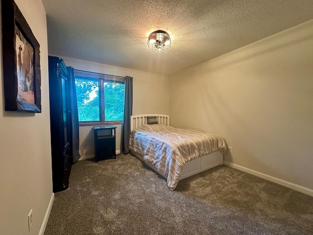 18224 Flanders St NE, East Bethel, MN 55092 - bedroom with carpet and a textured ceiling