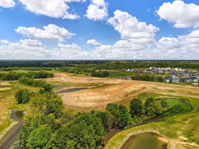 14990 144th Ave N, Dayton, MN 55327 - aerial perspective of suburban area featuring a large body of water