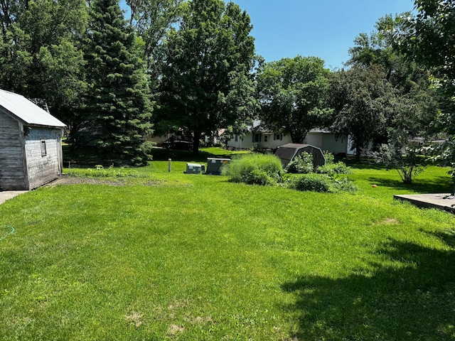 226 Central Ave, Truman, MN 56088 - view of grassy yard with an outdoor structure