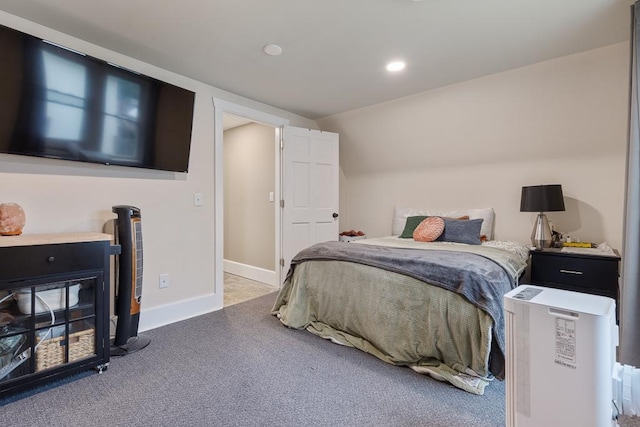 205 Main St, Marshall, MN 56258 - carpeted bedroom featuring recessed lighting and baseboards
