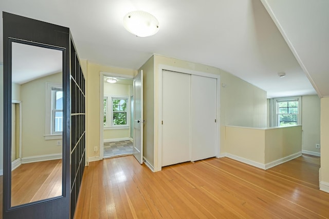 4623 Blaisdell Ave S, Minneapolis, MN 55419 - additional living space featuring light wood finished floors and vaulted ceiling