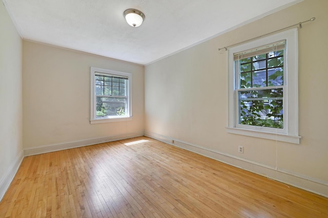 4623 Blaisdell Ave S, Minneapolis, MN 55419 - spare room featuring ornamental molding and hardwood / wood-style floors