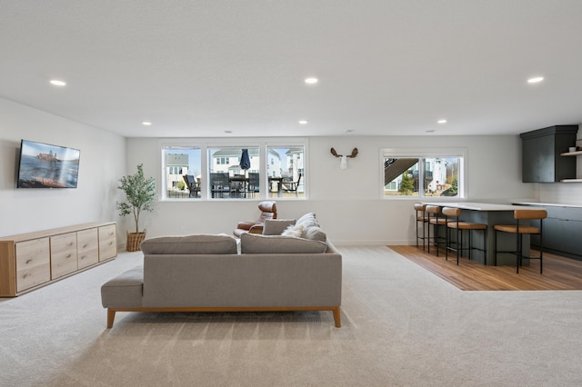 2348 Kester Ave NE, Saint Michael, MN 55376 - living room with light carpet and recessed lighting