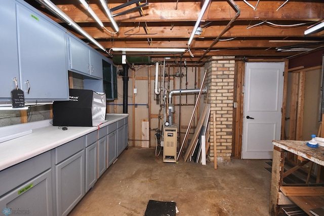 1253 3rd St N, Fargo, ND 58102 - view of unfinished basement