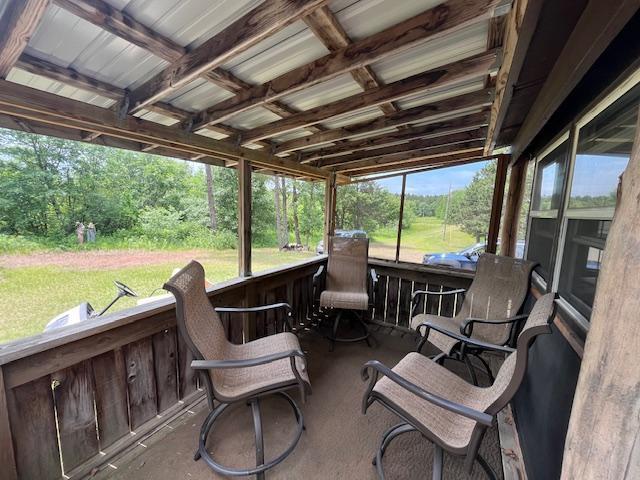 2750 330th St, Sterling Twp, WI 54840 - view of sunroom / solarium