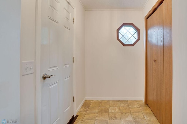 604 2nd Ave S, Kindred, ND 58052 - hallway with ornamental molding and baseboards