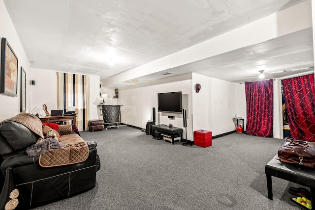 930 106th Ln NW Unit 9Nw, Coon Rapids, MN 55433 - living area featuring carpet flooring and baseboards