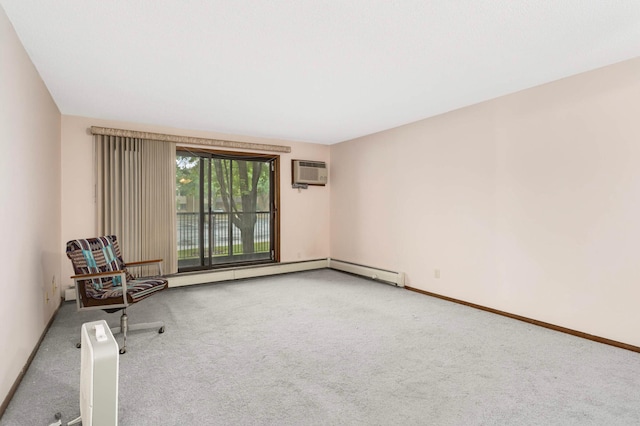 1887 Silver Bell Rd Unit 115, Eagan, MN 55122 - unfurnished room featuring an AC wall unit and carpet flooring