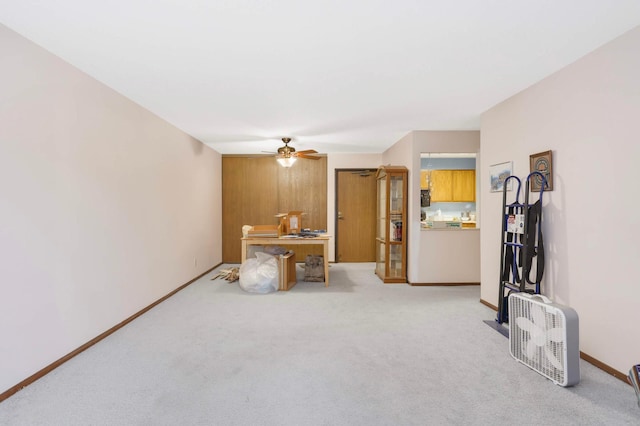 1887 Silver Bell Rd Unit 115, Eagan, MN 55122 - rec room featuring ceiling fan and light carpet