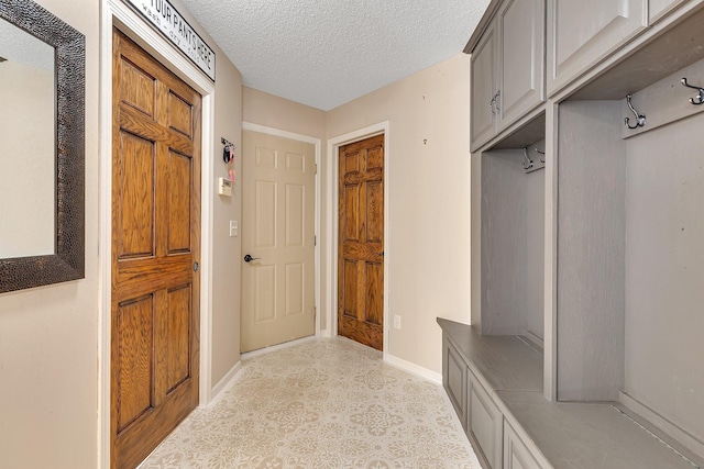 2668 Waterford Ct, Saint Cloud, MN 56301 - mudroom with baseboards and a textured ceiling