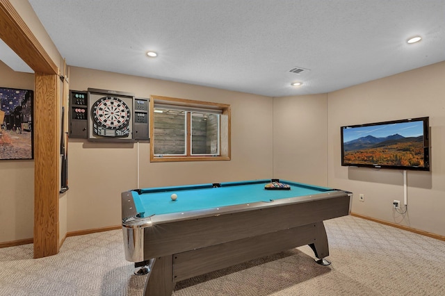 2668 Waterford Ct, Saint Cloud, MN 56301 - game room with carpet flooring, pool table, and recessed lighting