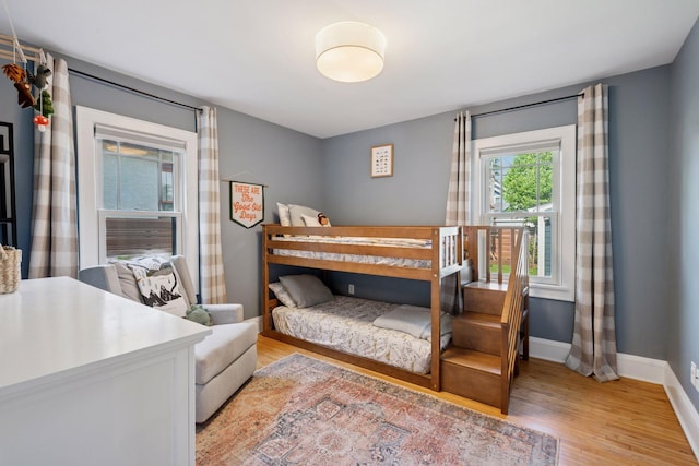 4708 Pleasant Ave, Minneapolis, MN 55419 - bedroom featuring light wood-style floors and baseboards