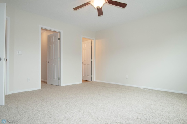 1381 Westport Beach Way W, Fargo, ND 58078 - unfurnished bedroom with light colored carpet and a ceiling fan