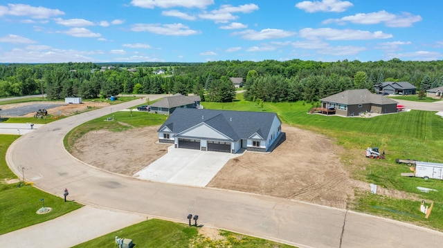 322 Old Glory Dr NE, Alexandria, MN 56308 - view from above of property featuring a forest