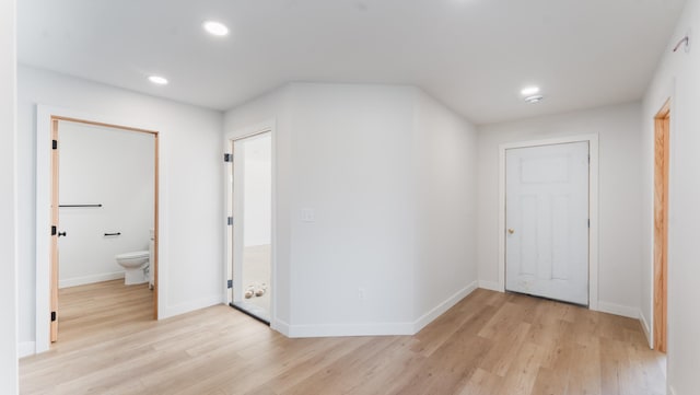 324 Old Glory Dr NE, Alexandria, MN 56308 - hallway featuring light wood-type flooring and recessed lighting