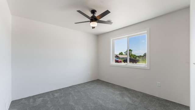 324 Old Glory Dr NE, Alexandria, MN 56308 - empty room with dark colored carpet and a ceiling fan