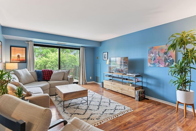 3131 Excelsior Blvd Unit 508, Minneapolis, MN 55416 - living area with wood finished floors and baseboards
