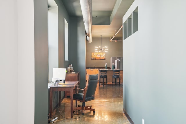 350 Saint Peter St Unit 1110, Saint Paul, MN 55102 - office with a chandelier