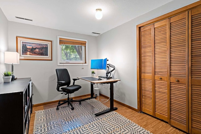 941 Cannon Ave, Shoreview, MN 55126 - home office featuring light wood finished floors and baseboards