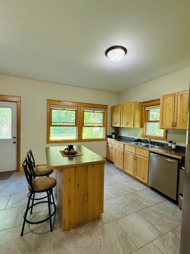 2795 40th St NW, Hackensack, MN 56452 - kitchen with dishwasher and a breakfast bar area