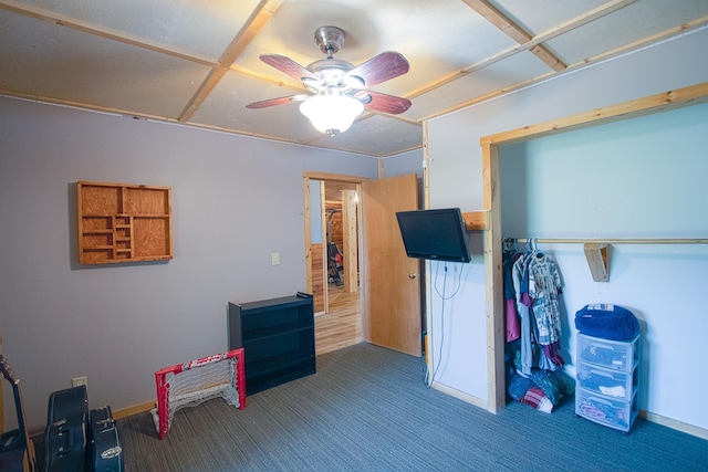 2338 Olson Rd, Blackhoof Twp, MN 55718 - carpeted bedroom featuring a ceiling fan