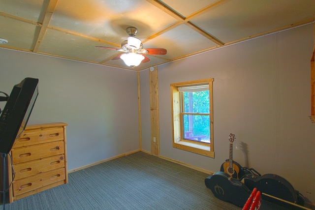 2338 Olson Rd, Blackhoof Twp, MN 55718 - unfurnished bedroom featuring carpet floors and ceiling fan