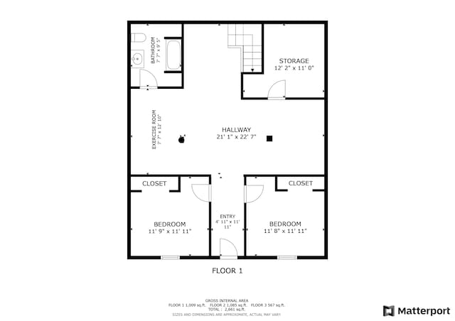 2338 Olson Rd, Blackhoof Twp, MN 55718 - view of room layout