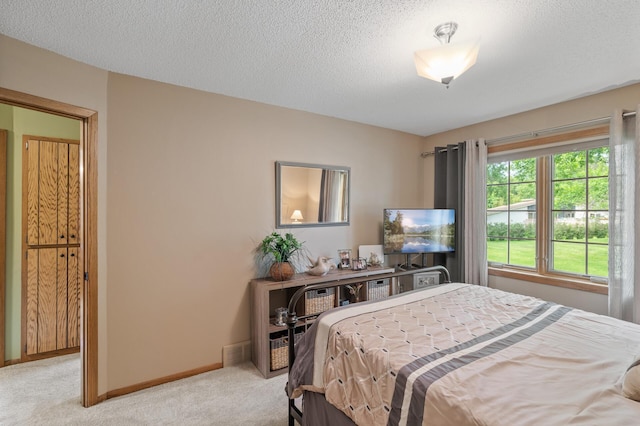 6469 Deerwood Ln N, Maple Grove, MN 55369 - bedroom with light carpet and a textured ceiling