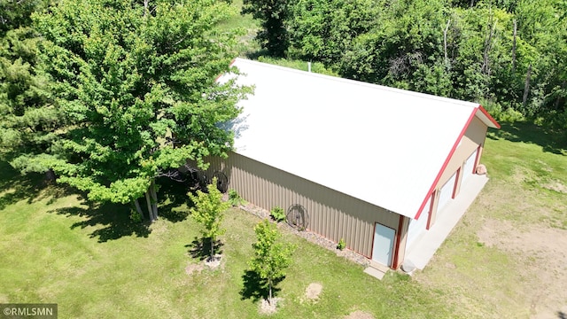 2282 71st St, Georgetown Twp, WI 54853 - aerial view of property and surrounding area