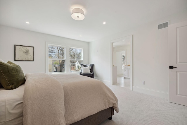 4717 Meadow Rd, Edina, MN 55424 - carpeted bedroom featuring recessed lighting and ensuite bath