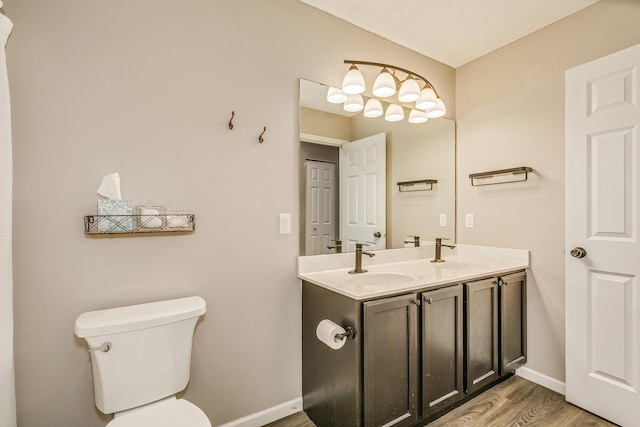 16835 78th Pl N, Maple Grove, MN 55311 - bathroom featuring wood finished floors and double vanity