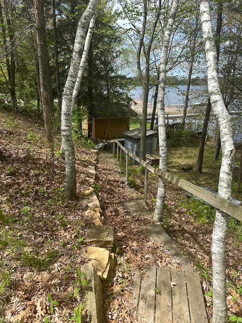 6053 Linwood Dr NE, Linwood Twp, MN 55092 - view of yard featuring a shed