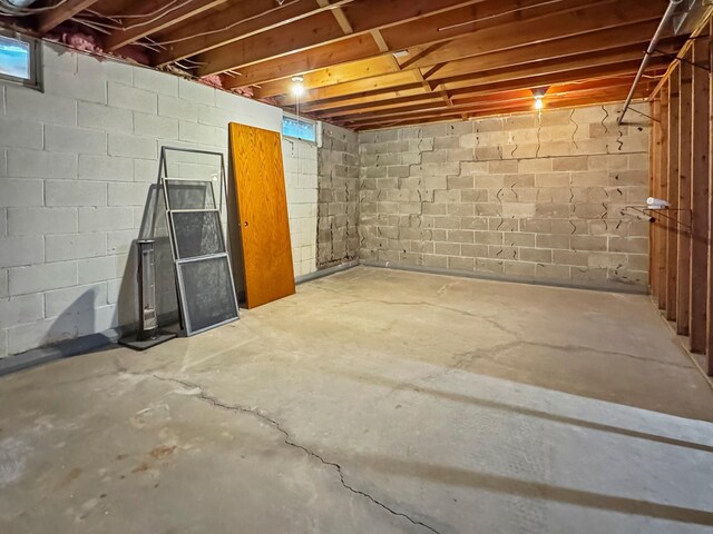 607 1st St, Marshall, MN 56258 - view of unfinished basement