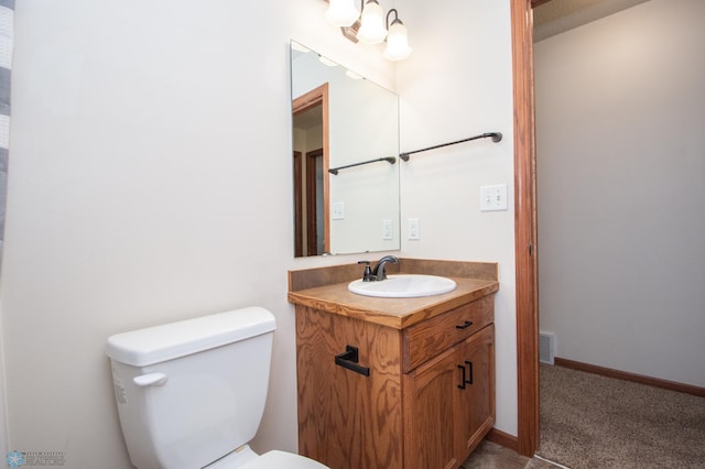 3661 Taylor St S, Fargo, ND 58104 - half bath featuring vanity and toilet