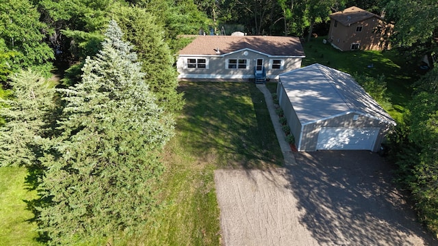 57975 226th St, Litchfield, MN 55355 - view from above of property featuring a forest