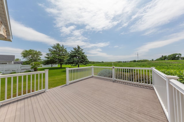 900 11th Ave SE, Waseca, MN 56093 - wooden terrace featuring a lawn