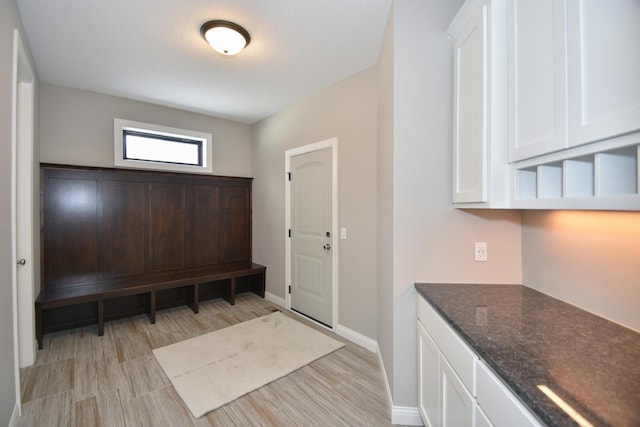 51440 Long Point Pl, Shamrock Twp, MN 55760 - mudroom featuring light wood-style floors and baseboards