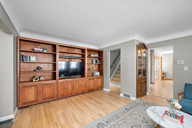 1890 Sheridan Ave, Saint Paul, MN 55116 - living area with light wood-type flooring and stairs