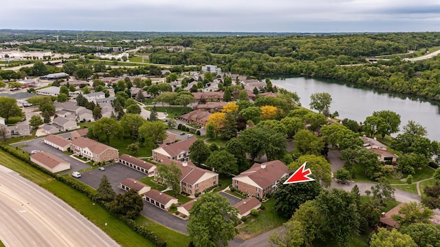 2051 Carriage Dr SW Unit 2051D, Rochester, MN 55902 - aerial view of residential area with a large body of water