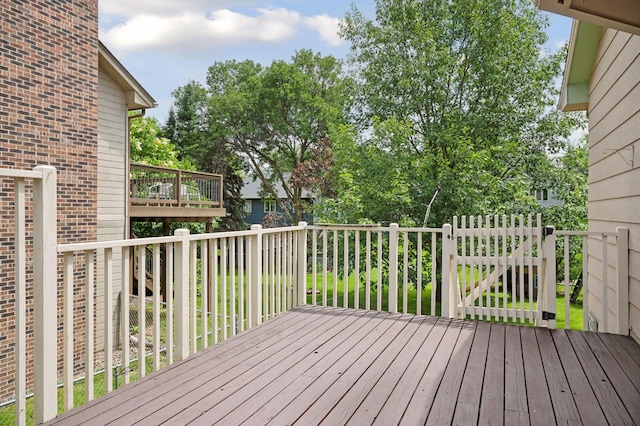 10989 Eagle Lake Blvd, Maple Grove, MN 55369 - view of wooden deck