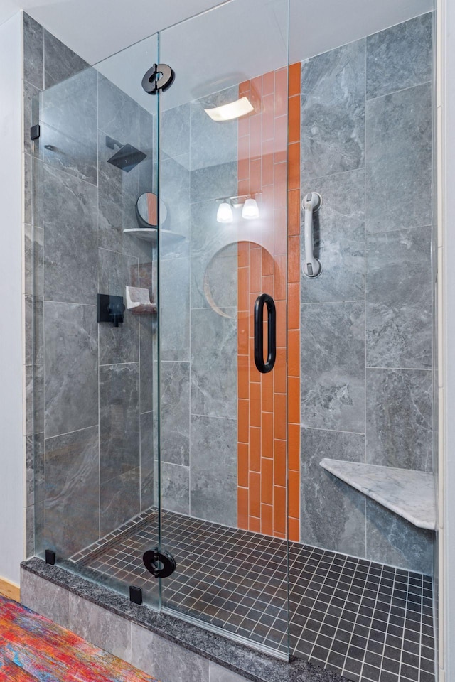 406 Wacouta St Unit 207, Saint Paul, MN 55101 - full bathroom with a shower stall