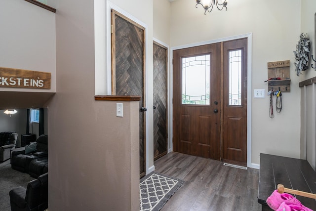 28736 160th Ave SW, Kertsonville Twp, MN 56716 - entryway featuring wood finished floors and baseboards
