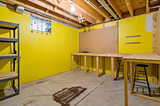5245 Dufferin Dr, Savage, MN 55378 - unfinished basement featuring a workshop area