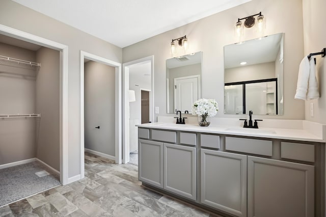 14409 103rd Ln N, Maple Grove, MN 55369 - full bathroom with double vanity and a spacious closet