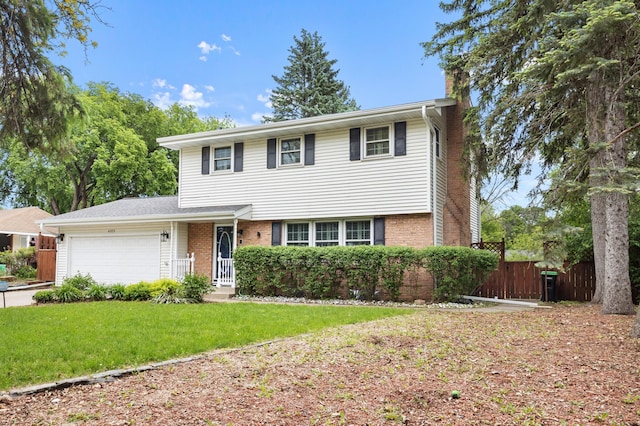 6325 Brookview Ave, Edina, MN 55424 - view of front of property with a chimney, an attached garage, and brick siding