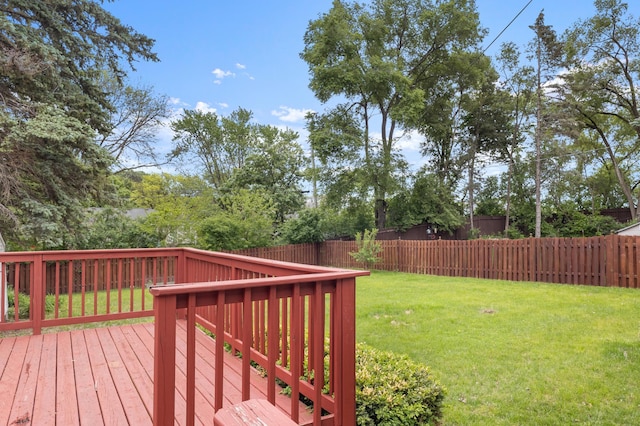 6325 Brookview Ave, Edina, MN 55424 - wooden deck featuring a fenced backyard
