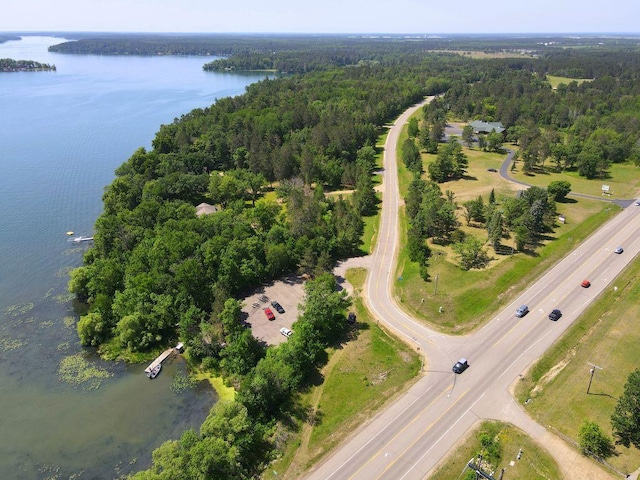 17771 State 34, Park Rapids, MN 56470 - aerial view of property's location featuring a heavily wooded area and a nearby body of water