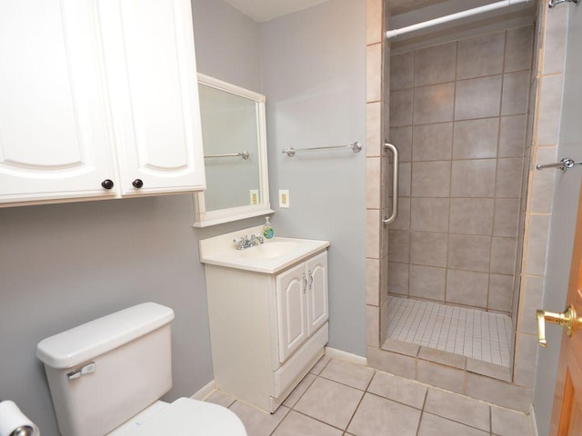 17771 State 34, Park Rapids, MN 56470 - full bathroom with vanity, tile patterned flooring, and a shower stall